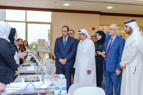 H.H. Ruler of Ajman Inspects the Progress of the New Projects at AU