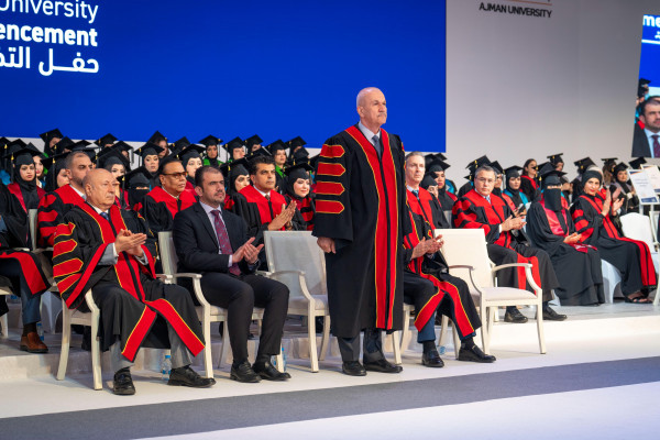 Consort of Ruler of Ajman Witnesses Graduation of 450 Female Students from UAE-Kuwait Brotherhood Class of 2026 at Ajman University