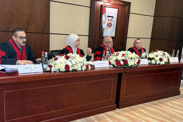 الطالب علي مسعود بلال يحصل على درجة الدكتوراه في القانون الخاص من جامعة عجمان