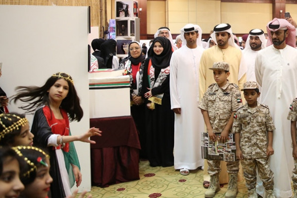 ولي عهد عجمان يشهد احتفالات جامعة عجمان باليوم الوطني الـ44