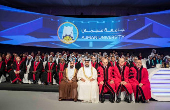 Crown Prince of Fujairah attends graduation ceremony of 112 students of ‘Year of Giving’ batch in Ajman University