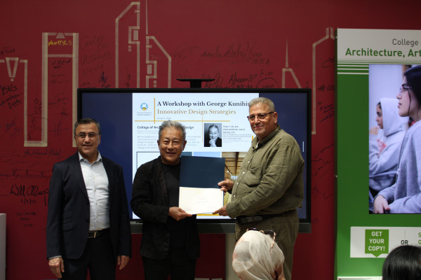 “Innovative Design Strategies”: CAAD Hosts Inspiring Workshop with Architect George Kunihiro
