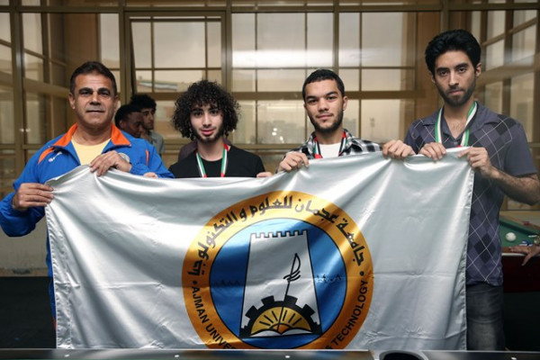 أنشطة رياضية في جامعة عجمان تزامنا مع احتفالات الدولة باليوم الوطني