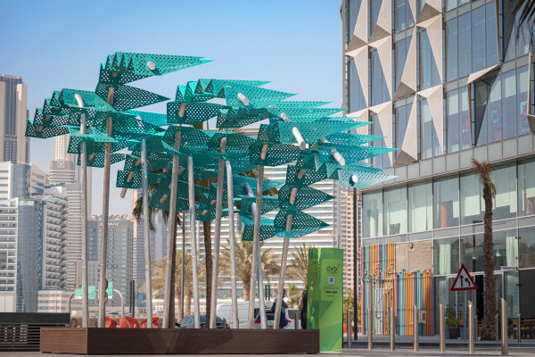 أسبوع دبي للتصميم يستعرض “The Plume” : تركيب فني مستدام لطالب من جامعة عجمان