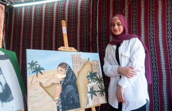 Ajman University Participates in “Expo 971” Festival Celebrating Emirati Heritage