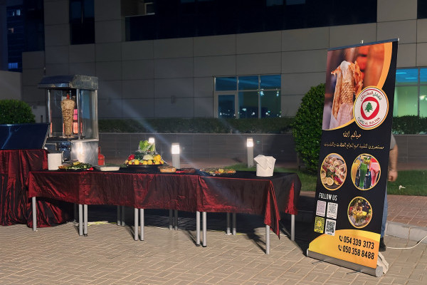 The Office of Students Housing Hosts the Shawarma Study Break Initiative _11