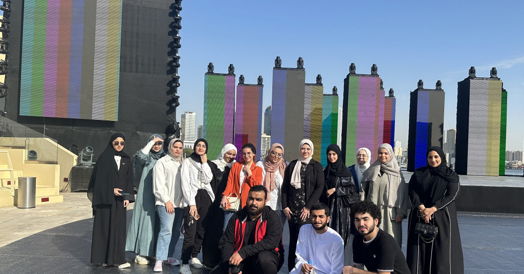 CMC Students and Alumni Participate in a Training day at Al Majaz Theatre