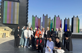CMC Students and Alumni Participate in a Training day at Al Majaz Theatre