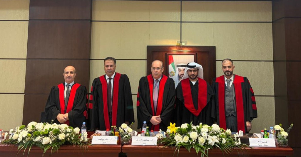 كلية القانون بجامعة عجمان تناقش أطروحة دكتوراه حول التنبؤ القضائي باستخدام الذكاء الاصطناعي