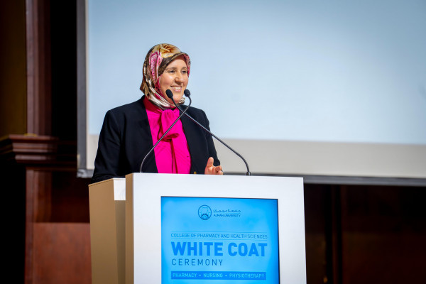 Students of the College of Pharmacy and Health Sciences Prepare to Begin Their Professional Journey at the White Coat Ceremony