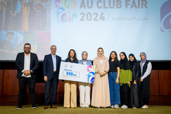 Ajman University Honors Winning Clubs in the 2024 Student Club Fair