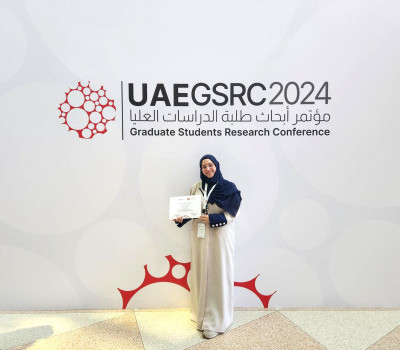 DBA Student Wins First Place at the 2024 UAE Graduate Student Research Conference