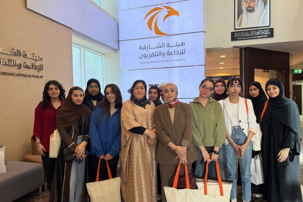 College of Mass Communication Students Visit Sharjah Broadcasting Authority