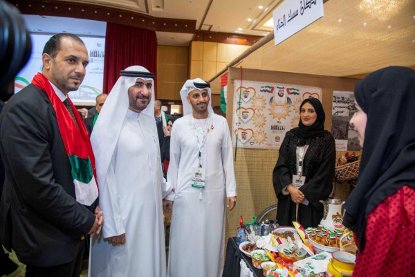 ماجد النعيمي يشهد احتفالات جامعة عجمان باليوم الوطني الـ 48