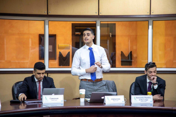 AU Students Debate World Hot Issues at Model UN