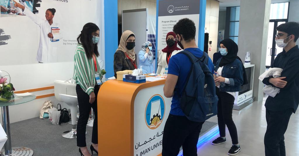 Ajman University won the first place among other universities in the students’ competition of pharmacy students and granted the first three awards in the poster competition