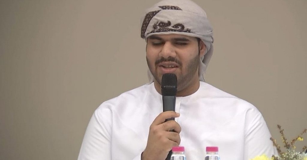 مشاركة الطالب أحمد الكعبي في ملتقى خطوة للمستقبل