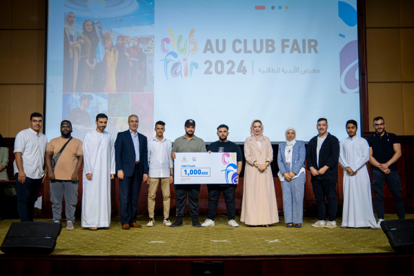 Ajman University Honors Winning Clubs in the 2024 Student Club Fair