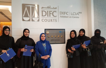 Law College Students Visit DIFC Courts