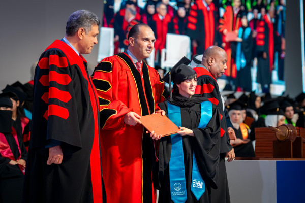 Consort of Ruler of Ajman Witnesses Graduation of 450 Female Students from UAE-Kuwait Brotherhood Class of 2026 at Ajman University