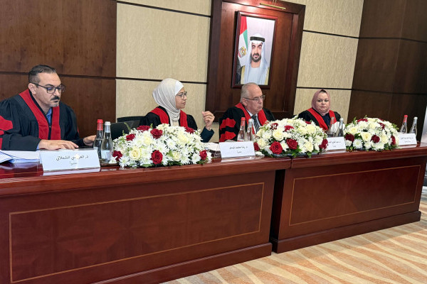 الطالب علي مسعود بلال يحصل على درجة الدكتوراه في القانون الخاص من جامعة عجمان