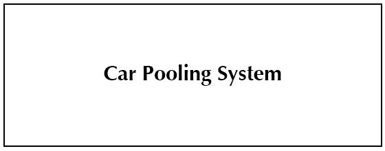 Car Pooling System