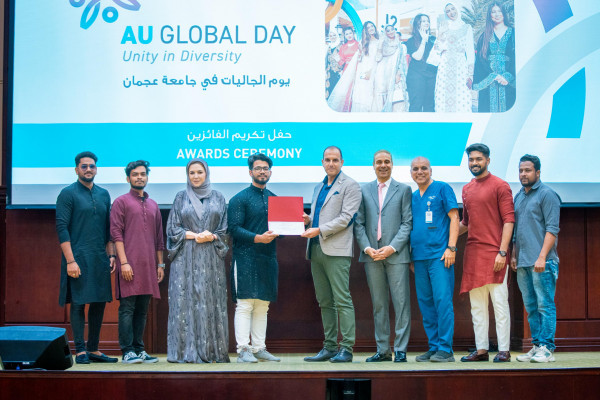 Ajman University Honors the Winning Clubs on AU Global Day 2024