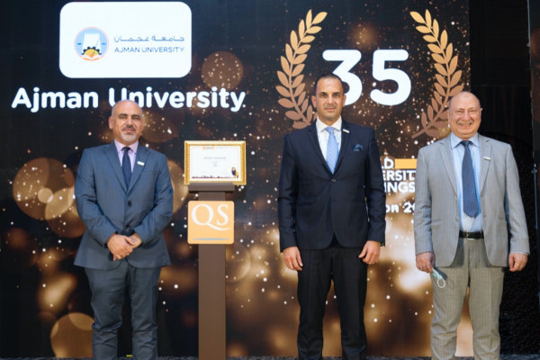 Ajman University Ranked #35 in Arab World by QS Arab Rankings 2021