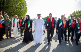 ماجد النعيمي يشهد احتفالات جامعة عجمان باليوم الوطني الـ 48