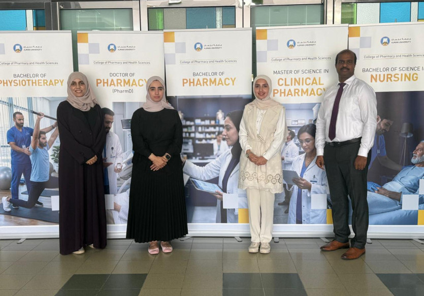 Cross-Border Learning in Pharmacy Practice: Ajman University’s College of Pharmacy and Health Sciences Welcomes Visiting Pharm.D. Student from Jordan