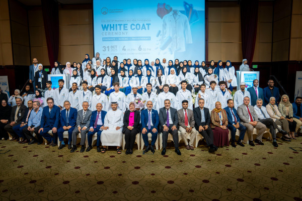 Students of the College of Pharmacy and Health Sciences Prepare to Begin Their Professional Journey at the White Coat Ceremony