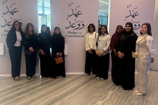AU Students Join the Launch of the Pledge & Promise Initiative at the Abu Dhabi Energy Centre