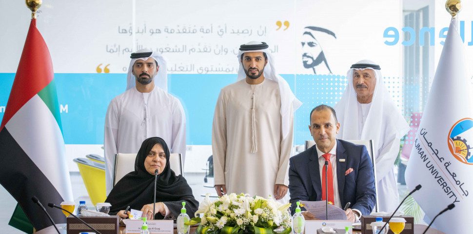 Ajman University ties up with Al Gurg Charity Foundation to launch 2 New Funds for Underprivileged Students
