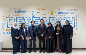 Ajman University Students Win Best Poster Award at Zayed University’s International Student Research Competition 2026