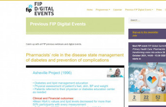 The College of Pharmacy and Health Sciences participates at the ONE FIP Practice Transformation Programme on Diabetes