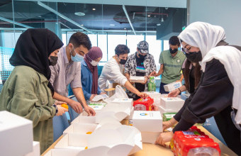 Ramadan Campaign-Distributing Iftar Boxes