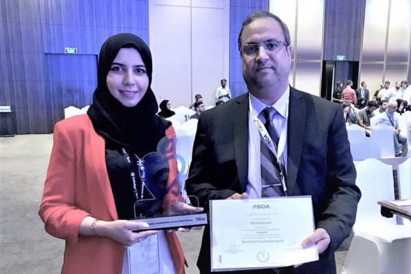 AU Student Earns Tops Spot at Bahrain International Dental Conference