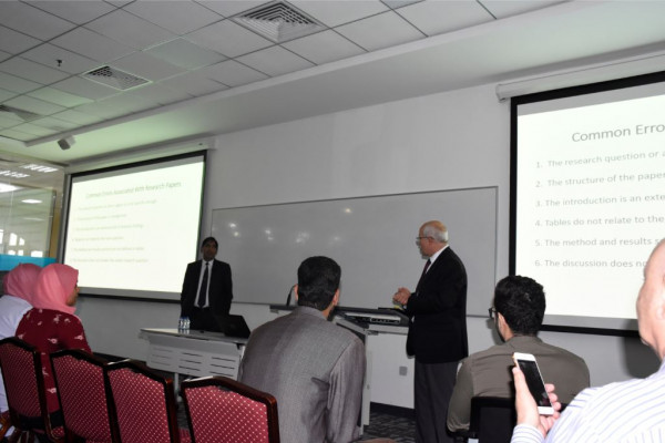 “Research Methodology and Outcomes.” The college of Humanities and Sciences Organized a Research Seminar