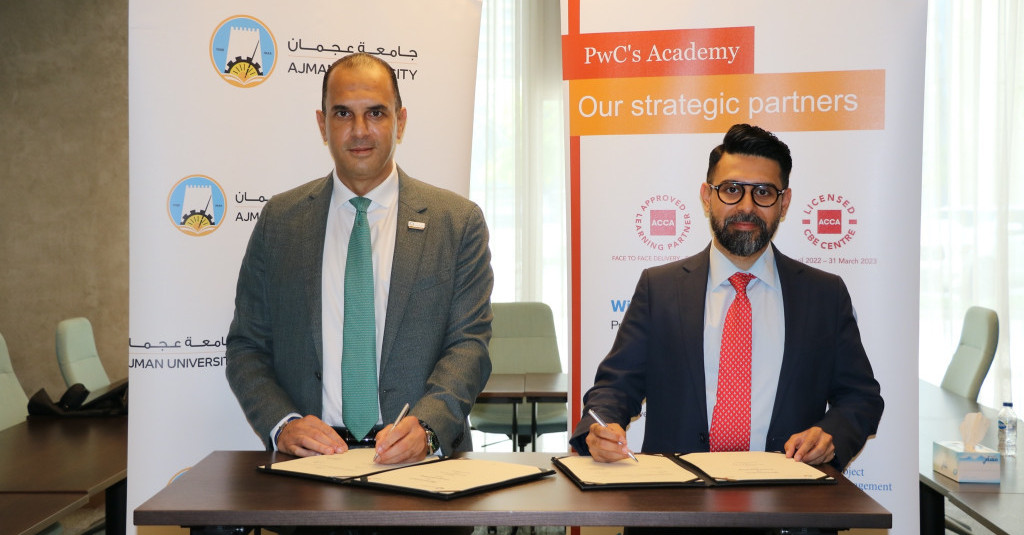 Ajman University Renews MoU with PwC Academy