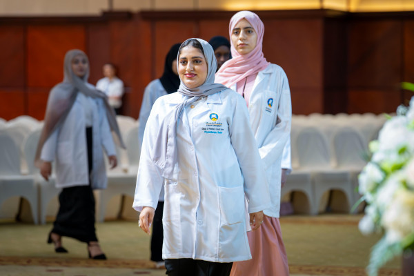 Students of the College of Pharmacy and Health Sciences Prepare to Begin Their Professional Journey at the White Coat Ceremony