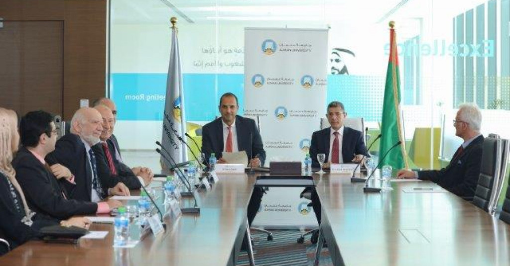 مذكرة تفاهم بين جامعة عجمان ومدينة زويل للعلوم والتكنولوجيا