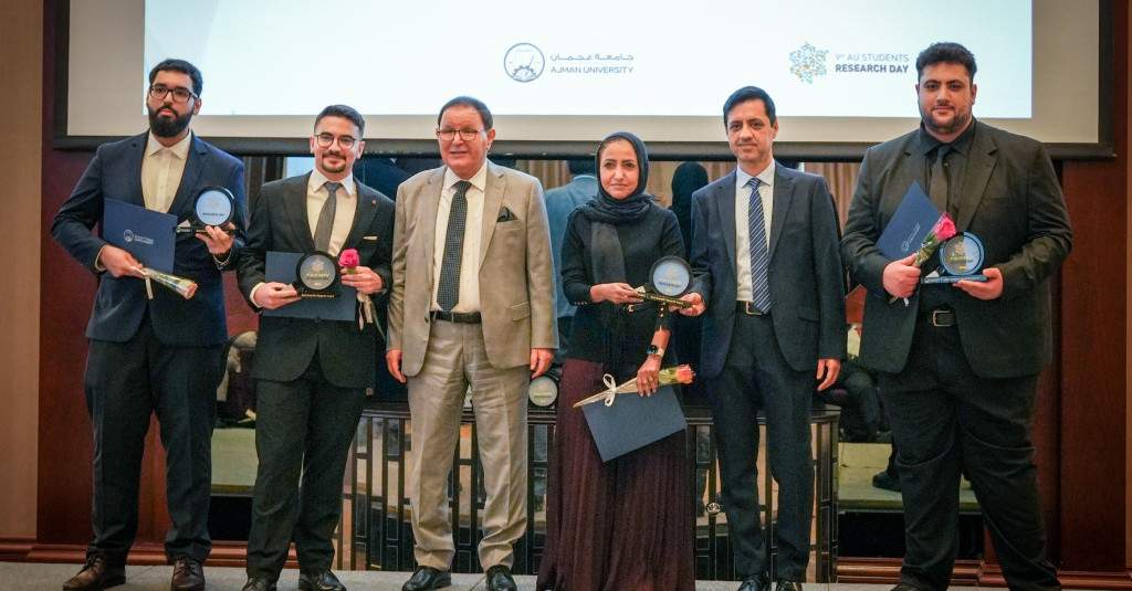 Ajman University Reinforces Its Research Leadership at the 9th Research Day, Showcasing Innovative Student Projects Across Diverse Disciplines