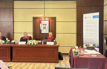 الطالبة عهود الشحي تناقش أطروحتها للماجستير حول المسؤولية المدنية غير التعاقدية الناشئة عن الأنشطة الفضائية