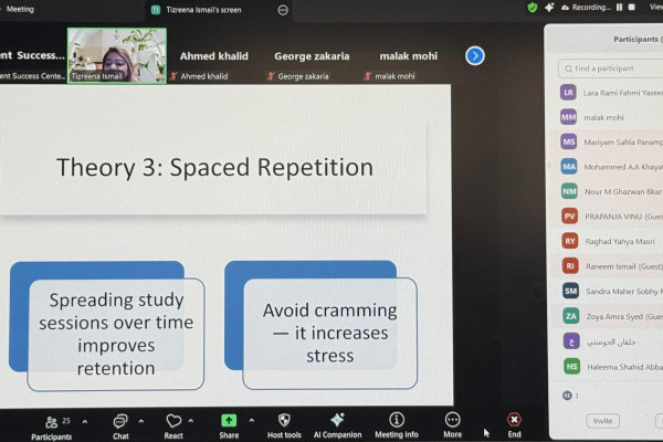 Student Success Center Hosts 