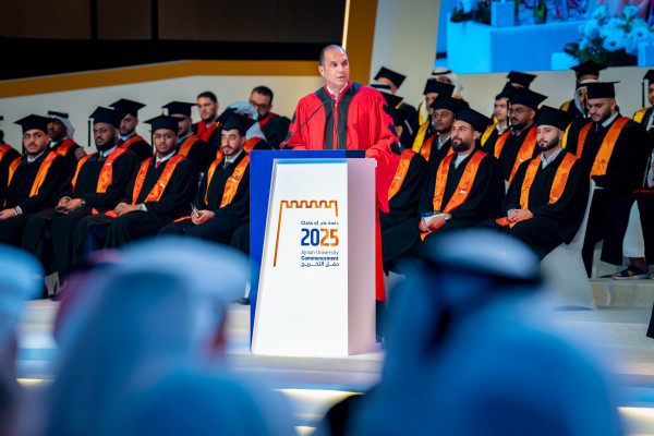 H.H. Sheikh Humaid Al Nuaimi Attends the Graduation Ceremony for Ajman University’s Class of 2025