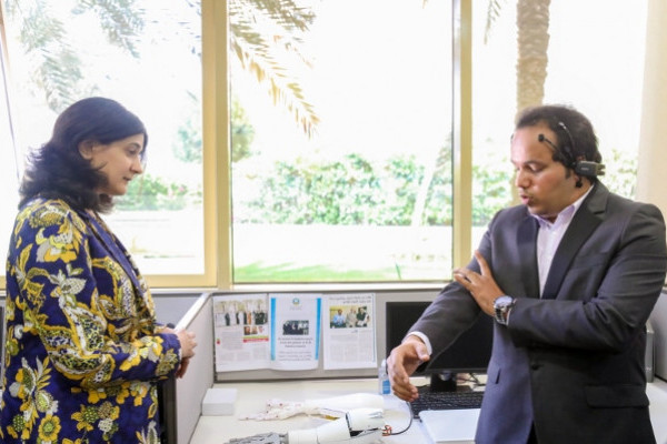 Sheraa Delegates Visit Ajman University Innovation Center