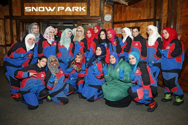 يوم ترفيهي للطالبات في سكي دبي