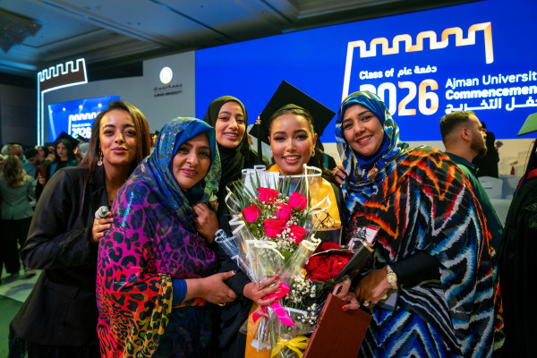 Consort of Ruler of Ajman Witnesses Graduation of 450 Female Students from UAE-Kuwait Brotherhood Class of 2026 at Ajman University