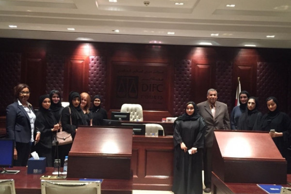Delegation of Students from College of Law Visits DIFC
