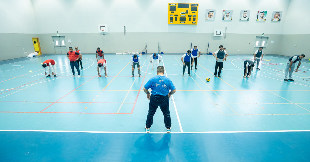 The Unit of Athletics Organizes “An Hour of Sports Activities” for Taxi Drivers